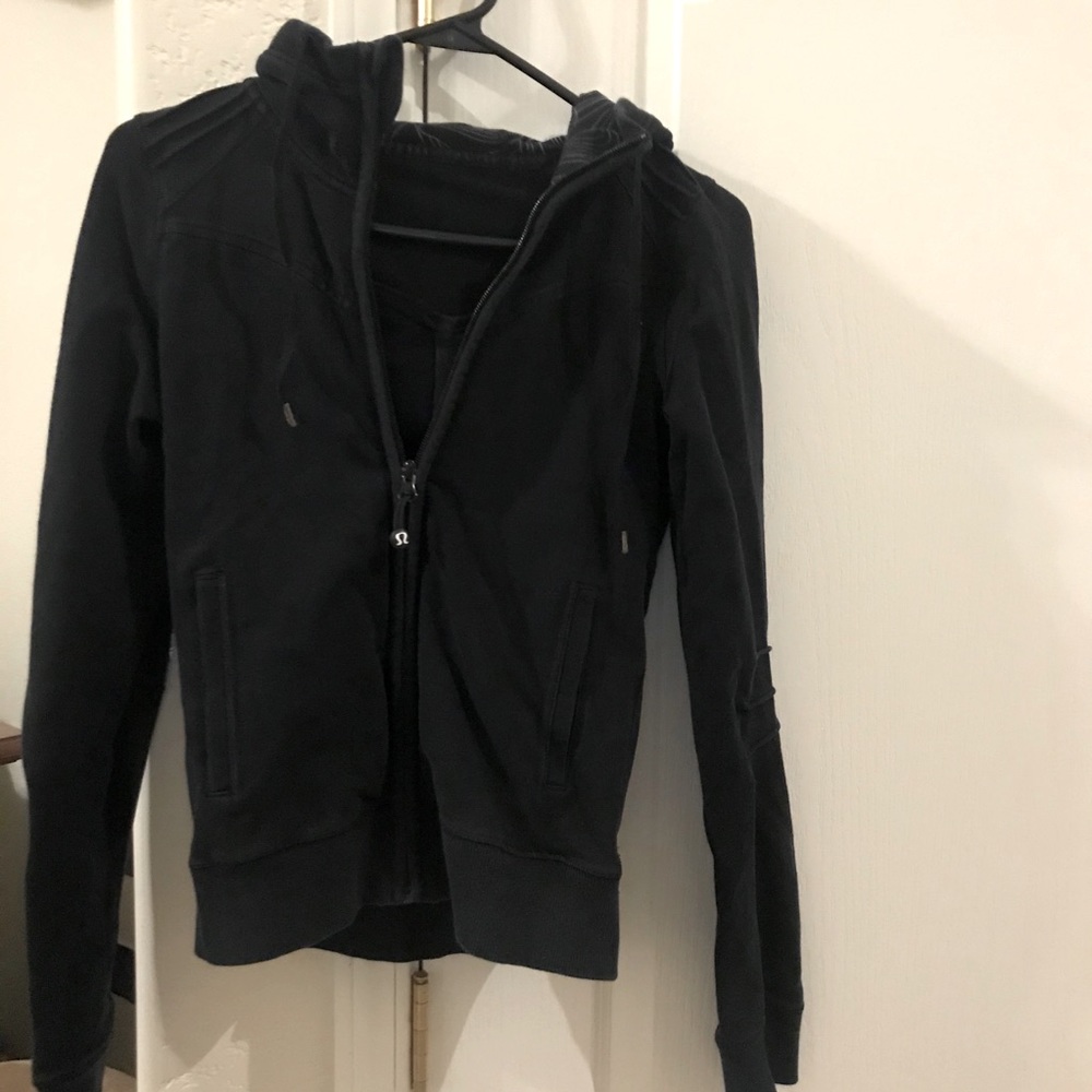 Lululemon Ladies Brand Full Zip Scuba Hoodie Sz 4